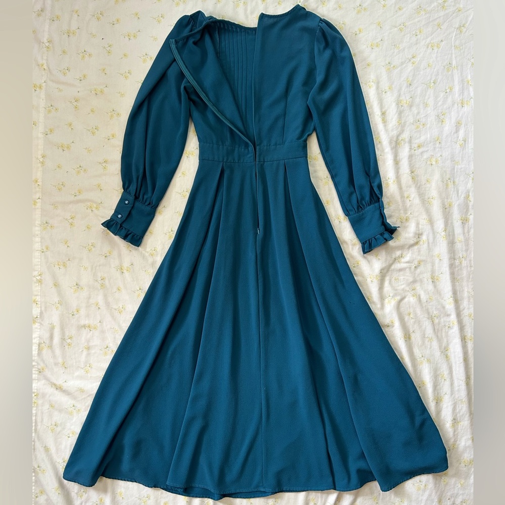 🌷SOLD🌷 Blue Cottagecore Formal Dress 🌷🤍 - Picture 3 of 3